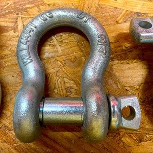 Jeep Wrangler - 4 D-Ring shackles for front and rear bumpers